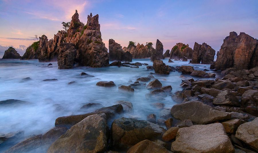 Pantai Gigi Hiu Destinasi Fotogenik Di Lampung
